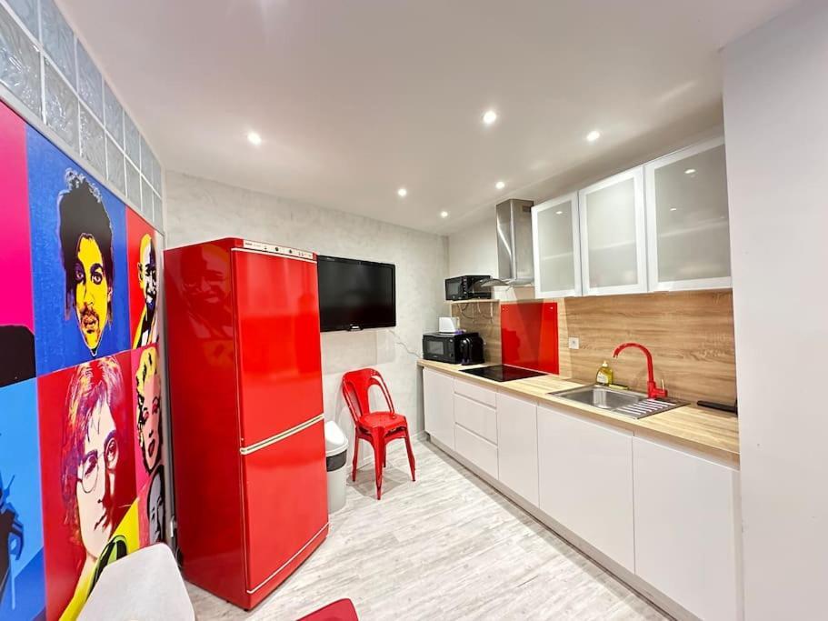 Appartement Avec 4 Chambres Doubles - Proche De La Mer, Des Transports Et De La Promenade Des Anglais Nice Luaran gambar