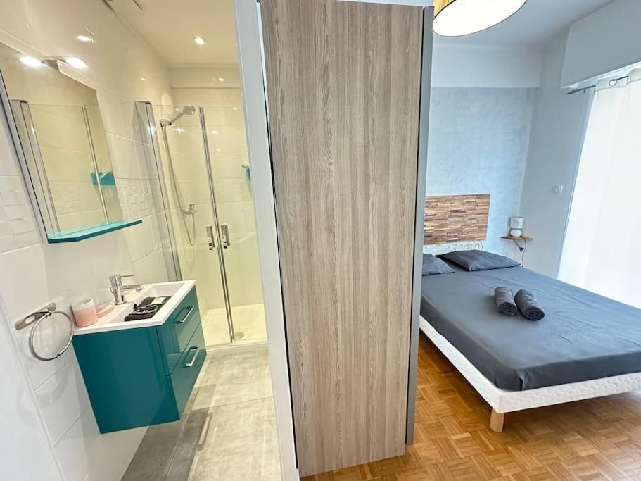 Appartement Avec 4 Chambres Doubles - Proche De La Mer, Des Transports Et De La Promenade Des Anglais Nice Luaran gambar