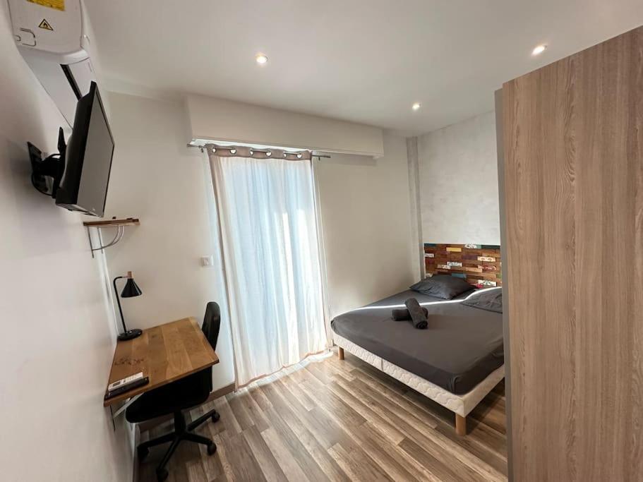 Appartement Avec 4 Chambres Doubles - Proche De La Mer, Des Transports Et De La Promenade Des Anglais Nice Luaran gambar