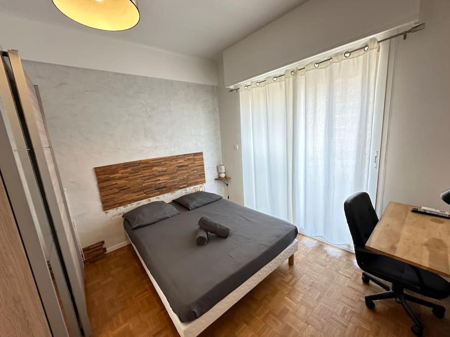 Appartement Avec 4 Chambres Doubles - Proche De La Mer, Des Transports Et De La Promenade Des Anglais Nice Luaran gambar