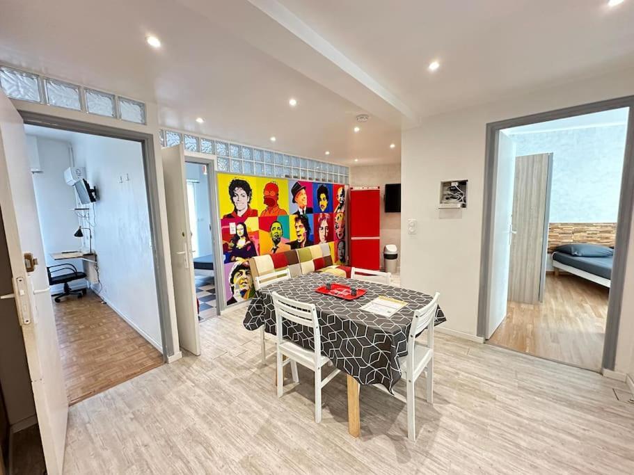 Appartement Avec 4 Chambres Doubles - Proche De La Mer, Des Transports Et De La Promenade Des Anglais Nice Luaran gambar