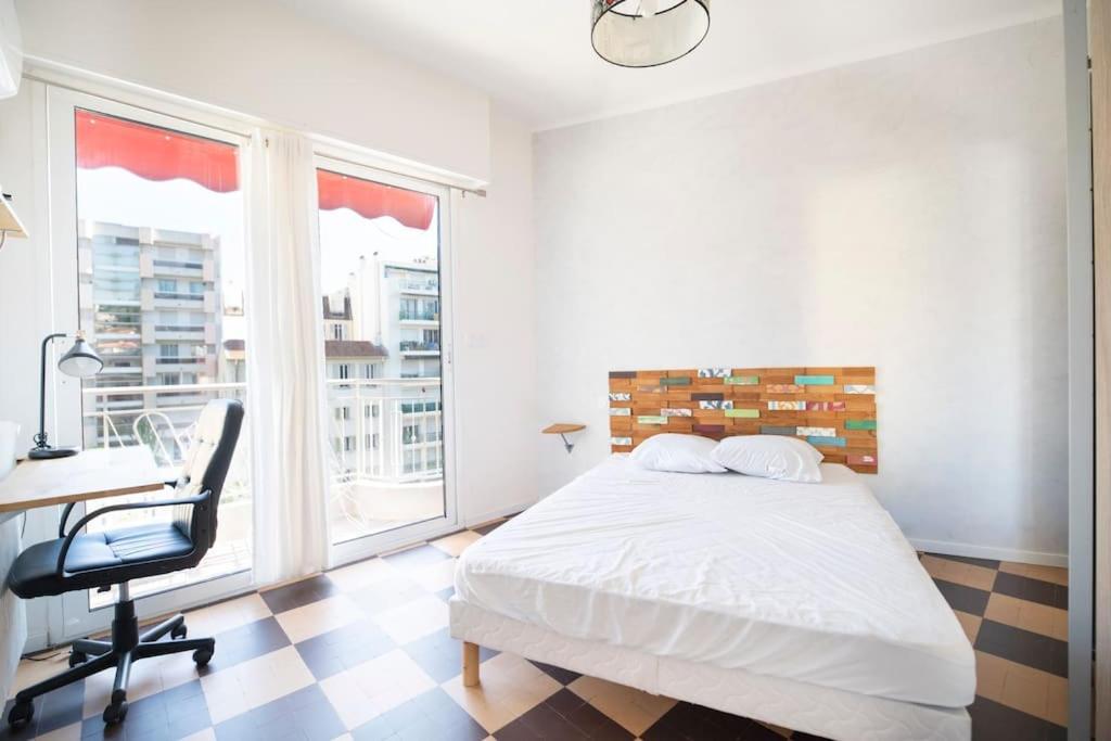 Appartement Avec 4 Chambres Doubles - Proche De La Mer, Des Transports Et De La Promenade Des Anglais Nice Luaran gambar