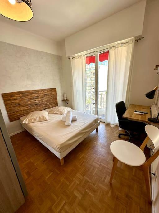 Appartement Avec 4 Chambres Doubles - Proche De La Mer, Des Transports Et De La Promenade Des Anglais Nice Luaran gambar