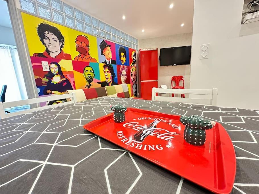 Appartement Avec 4 Chambres Doubles - Proche De La Mer, Des Transports Et De La Promenade Des Anglais Nice Luaran gambar